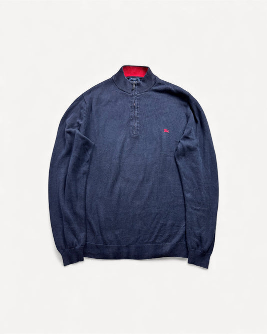 BURBERRY HALF ZIP UP KNIT (M)