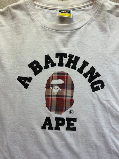 BAPE WHITE T-SHIRT (L)