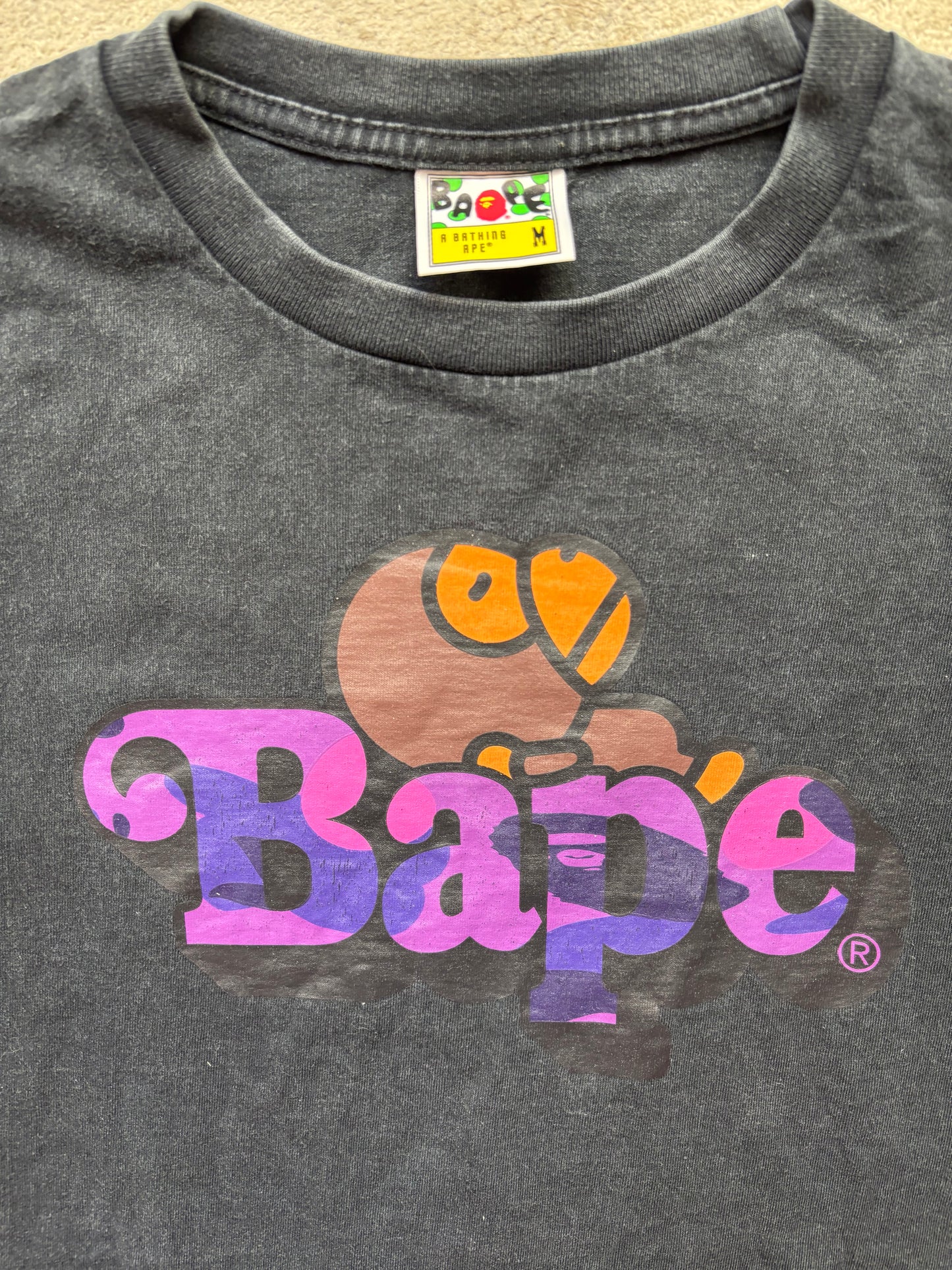 BAPE BLACK T-SHIRT (M)