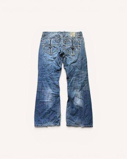 ROCK REVIVAL JEANS W36 L32 #RR50