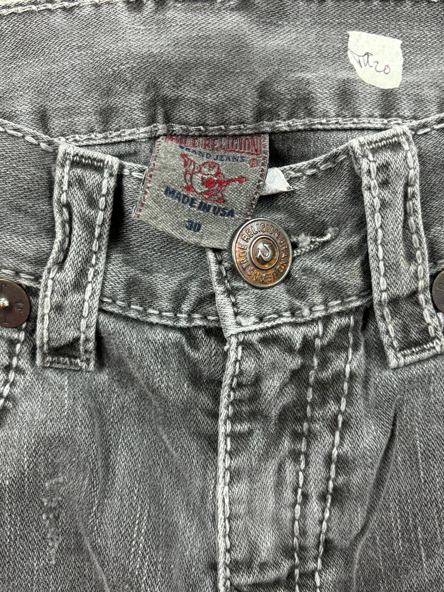 TRUE RELIGION JEANS W30 L30 #TR20