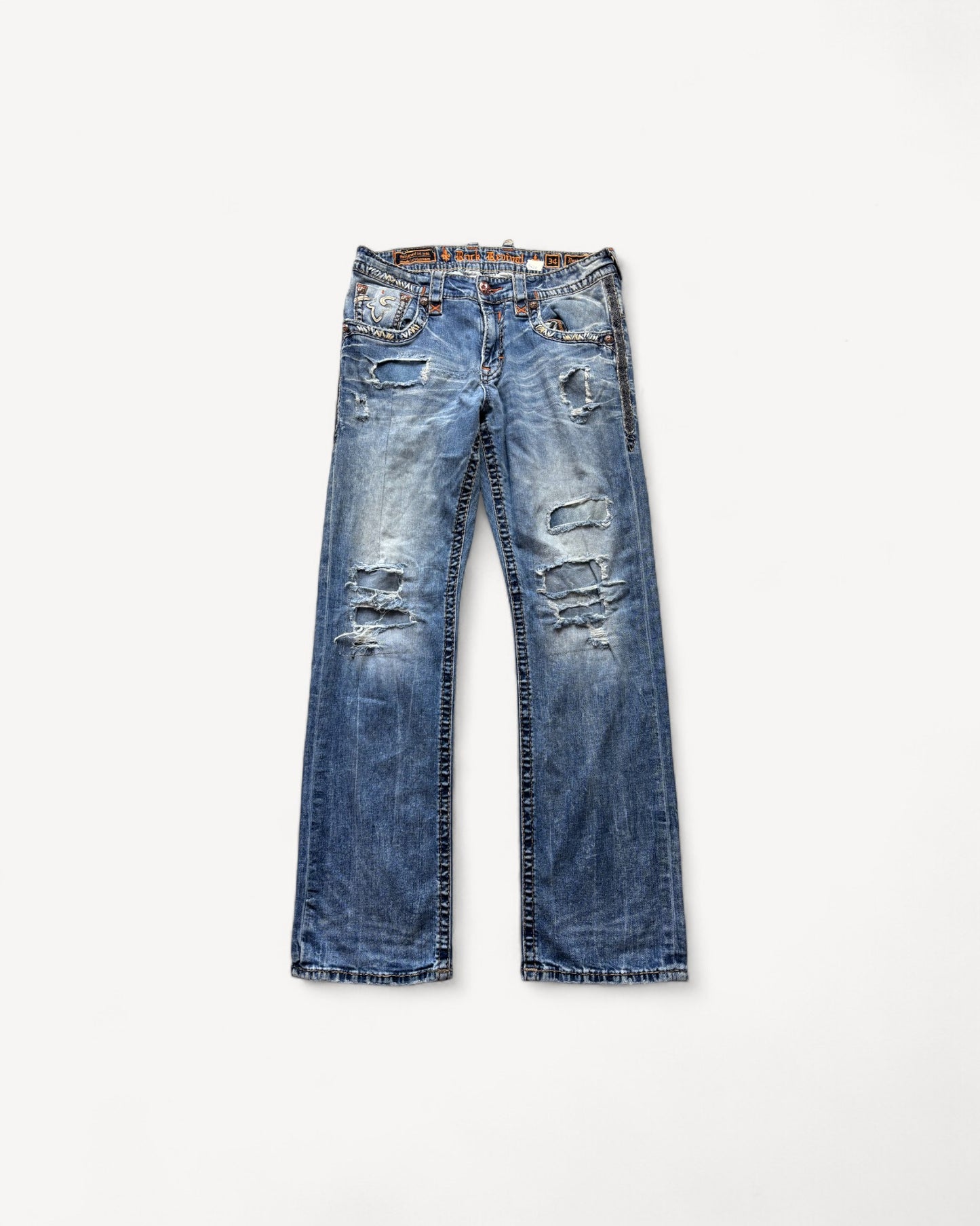 ROCK REVIVAL JEANS W34 L32 #RR20