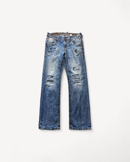 ROCK REVIVAL JEANS W34 L32 #RR20