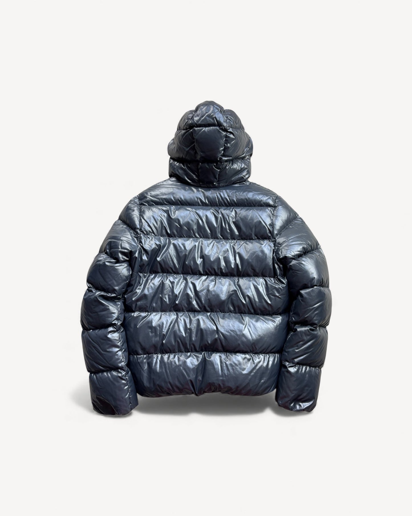 DUVETICA GREY PUFFER JACKET (L)