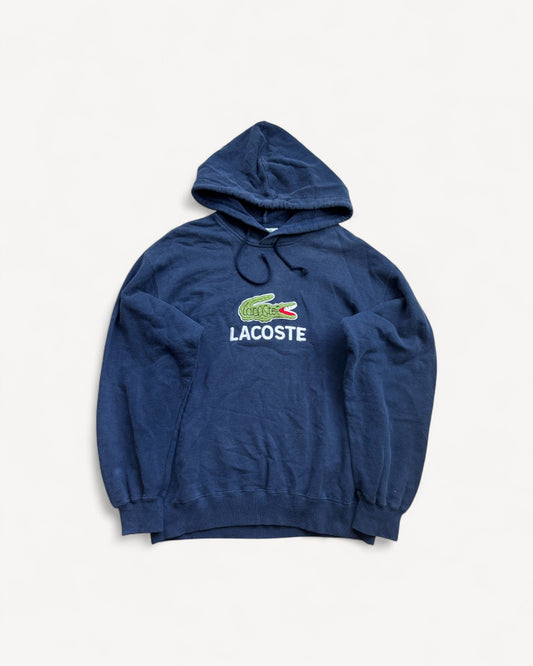LACOSTE NAVY HOODIE (S)