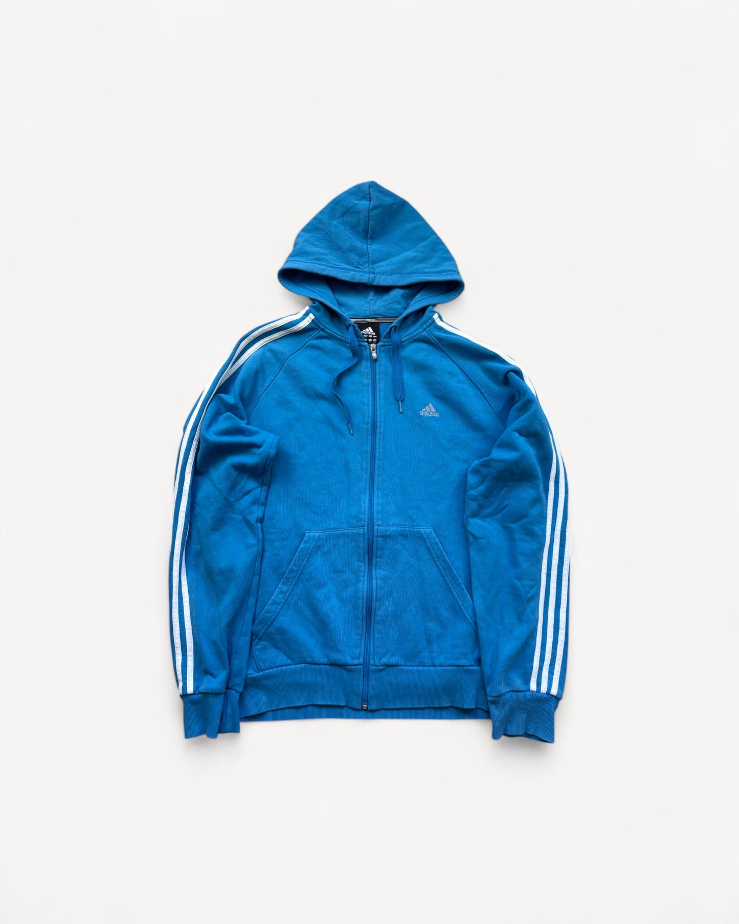 ADIDAS BLUE ZIP UP VEST (L)