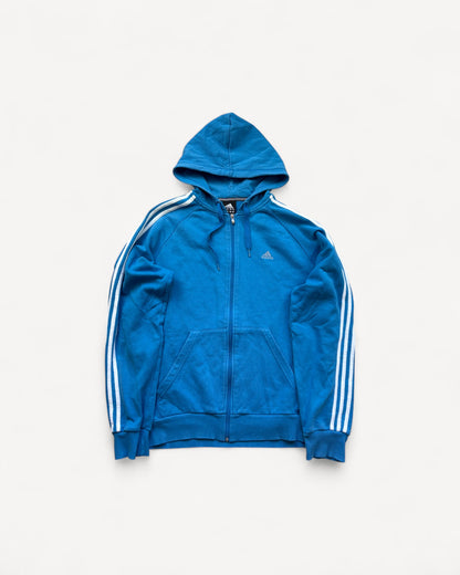 ADIDAS BLUE ZIP UP VEST (L)