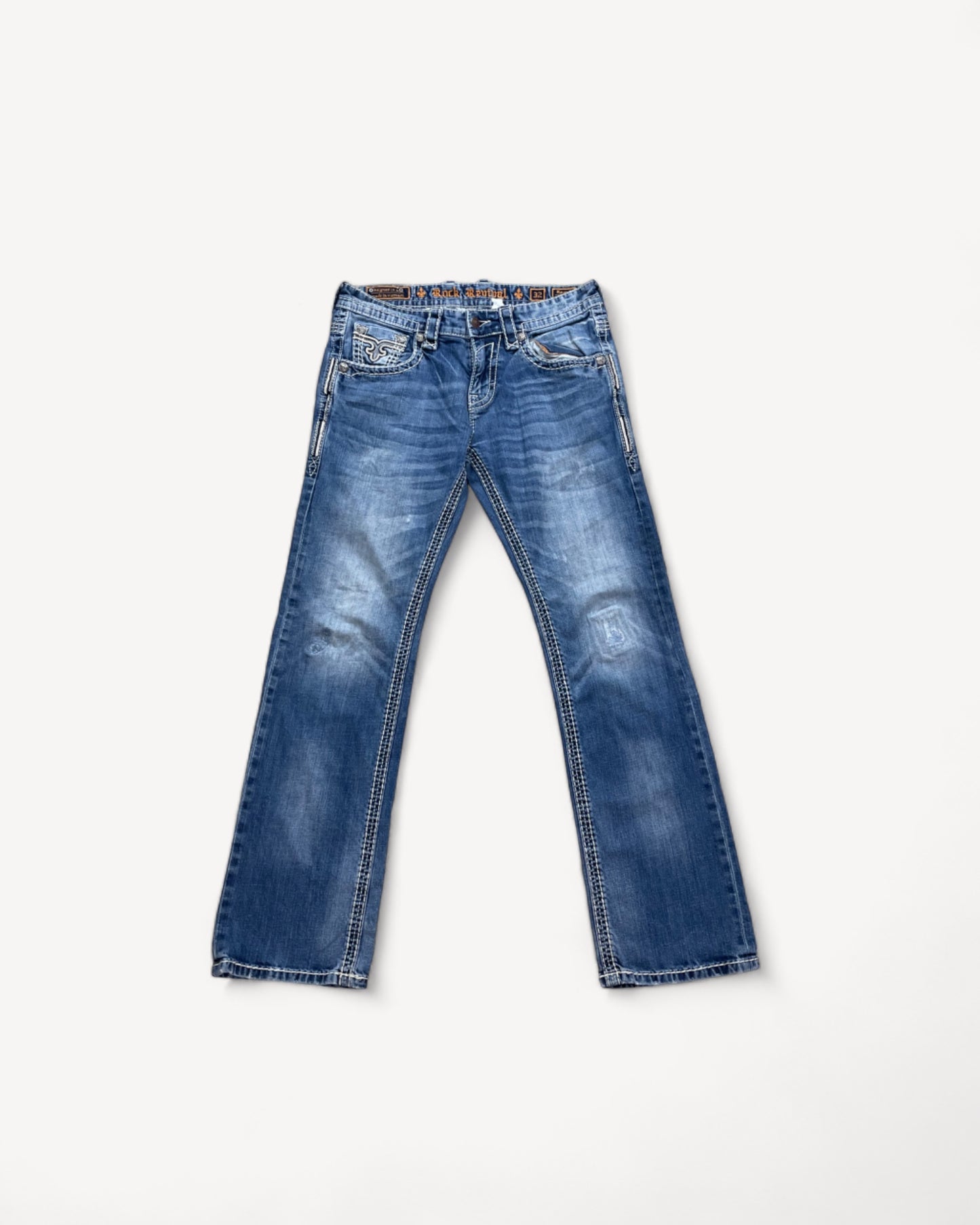 ROCK REVIVAL JEANS W32 L32 #RR11