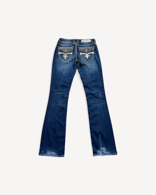 ROCK REVIVAL JEANS W28 L34 #RR5