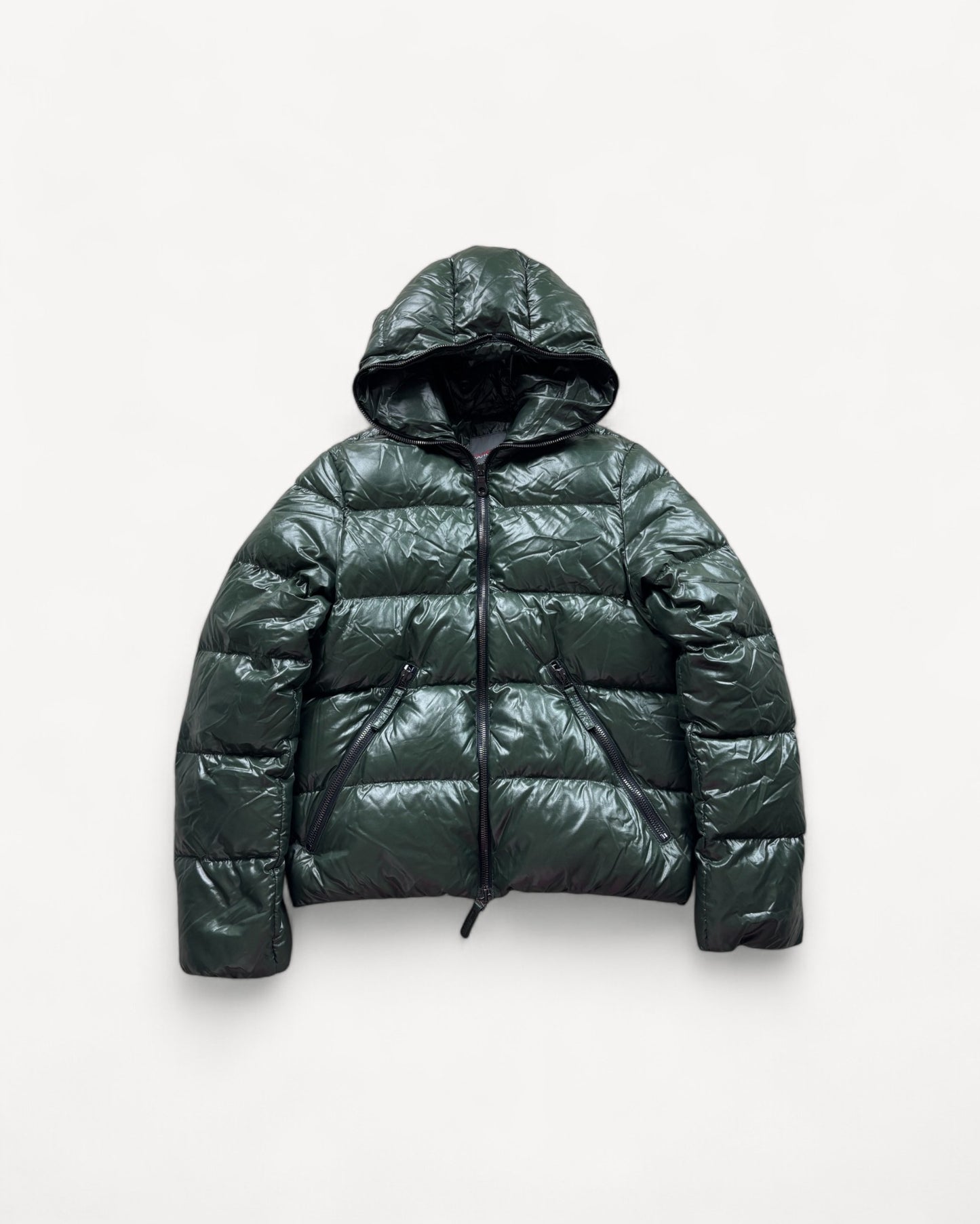 DUVETICA GREEN PUFFER JACKET (S)