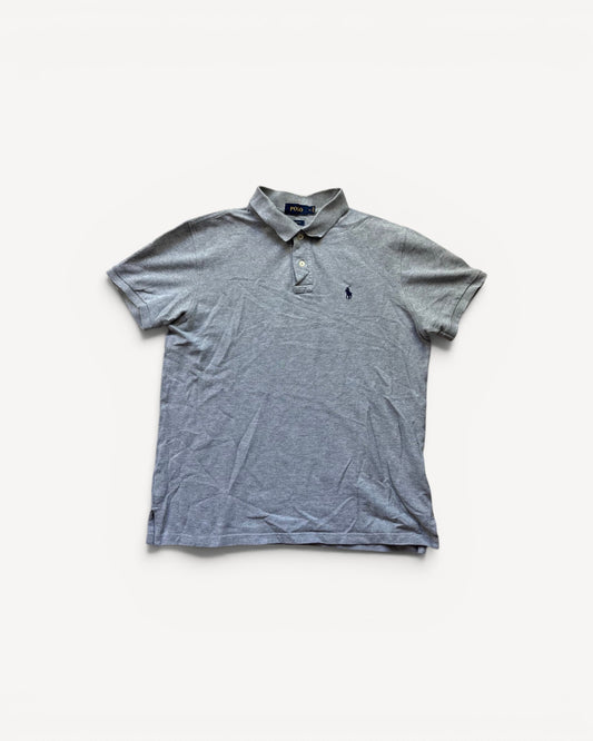 RALPH LAUREN POLO SHIRT GREY (M)