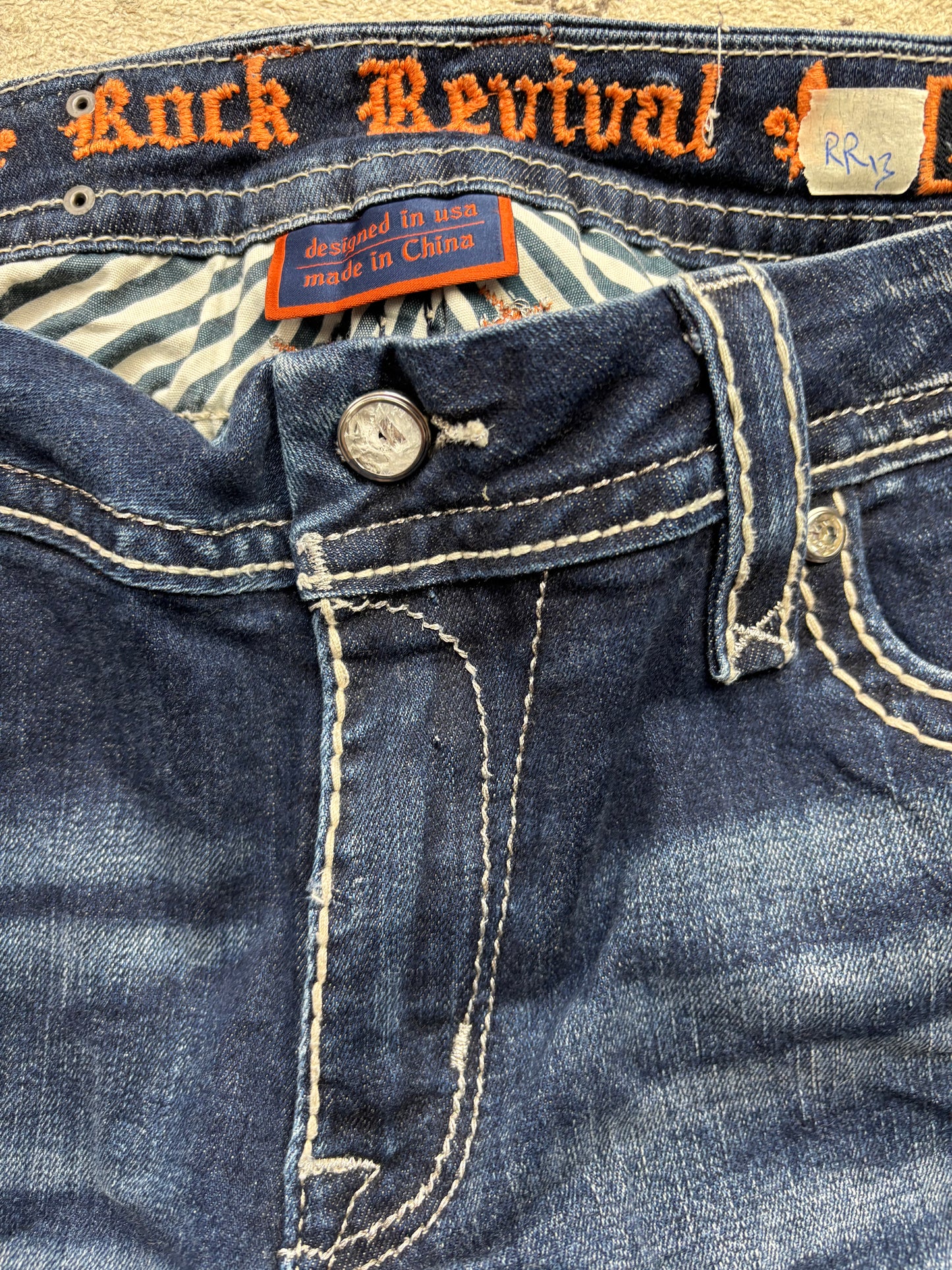 ROCK REVIVAL JEANS W31 L30 #RR13