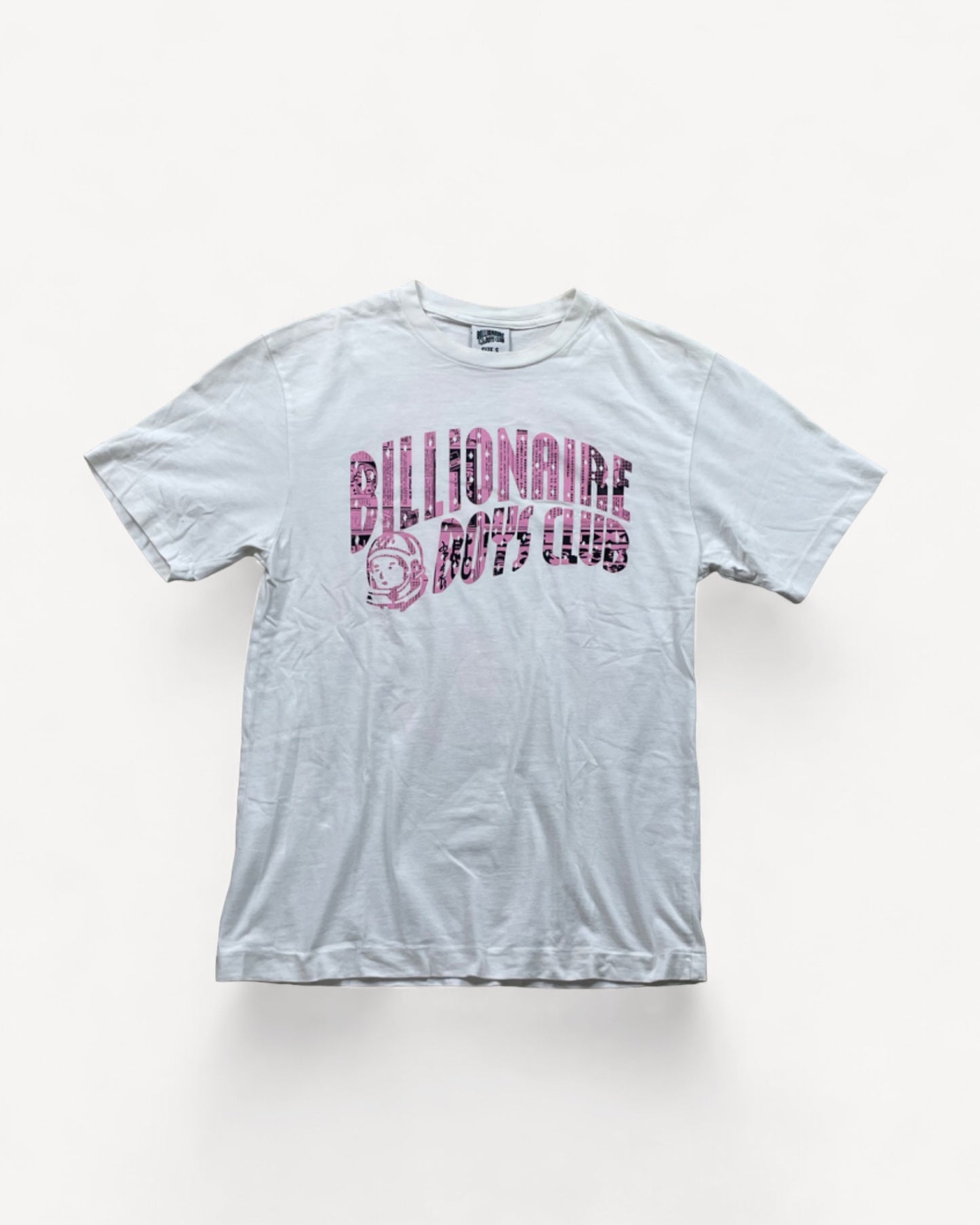 BILLIONAIRE BOYS CLUB PINK T-SHIRT (S)