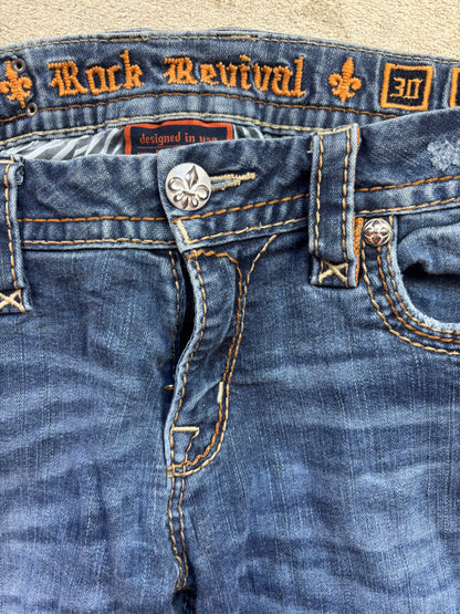 ROCK REVIVAL JEANS W30 L32 #RR11