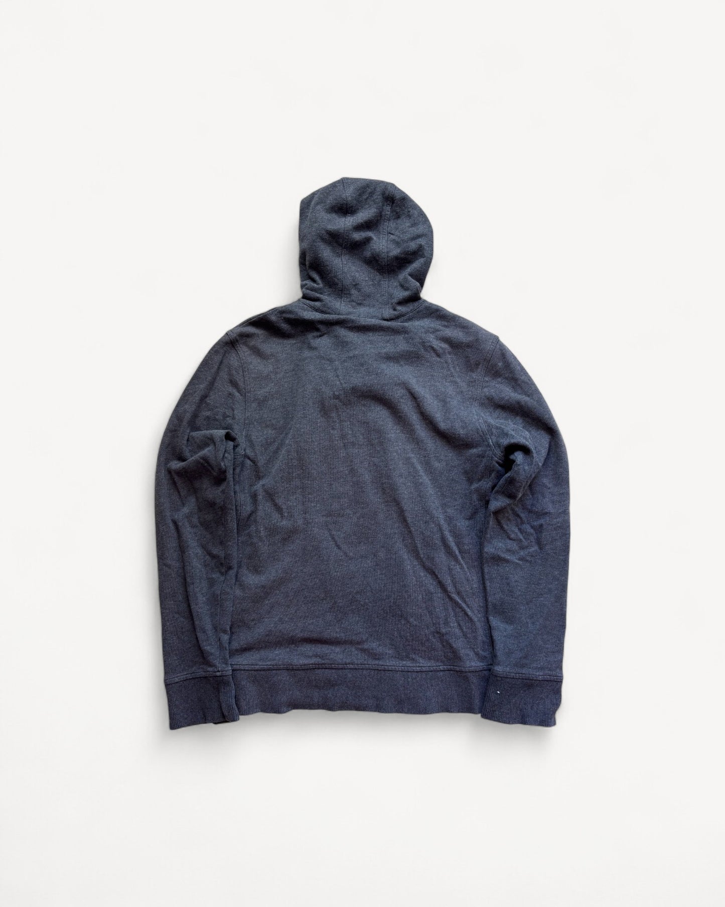 BURBERRY BLACK ZIP UP HOODIE (S)