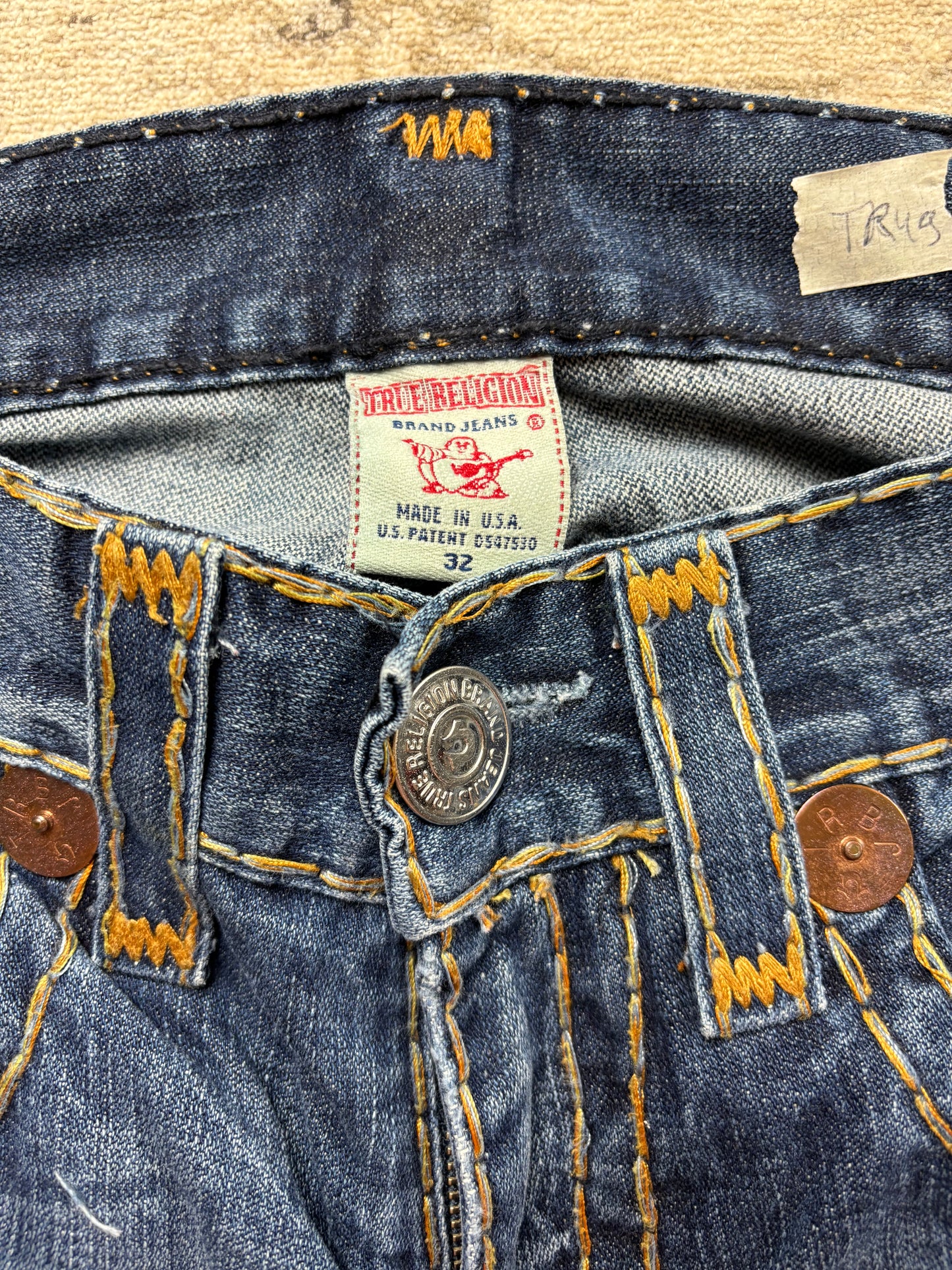 TRUE RELIGION JEANS W32 L30 #TR49