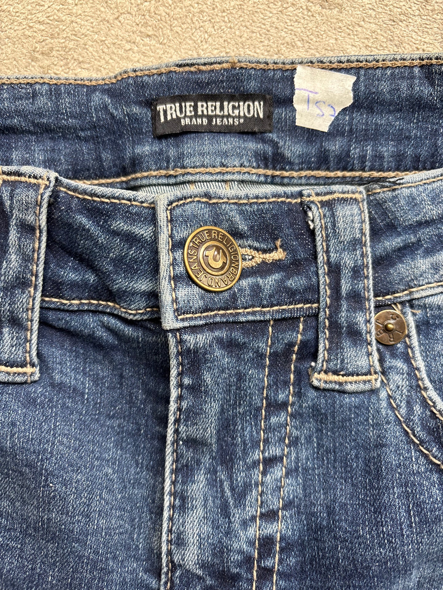 TRUE RELIGION HOT PANT W25 #S7