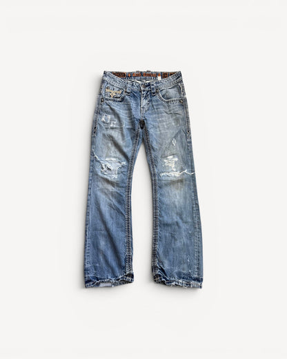 ROCK REVIVAL JEANS W29 L32 #RR20