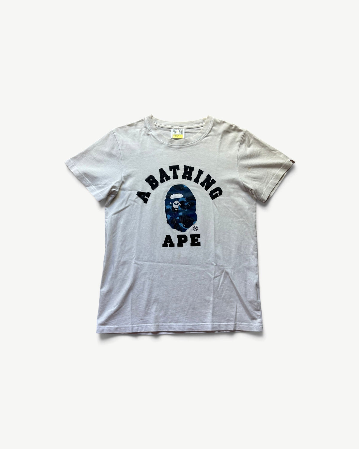 BAPE WHITE T-SHIRT (M)
