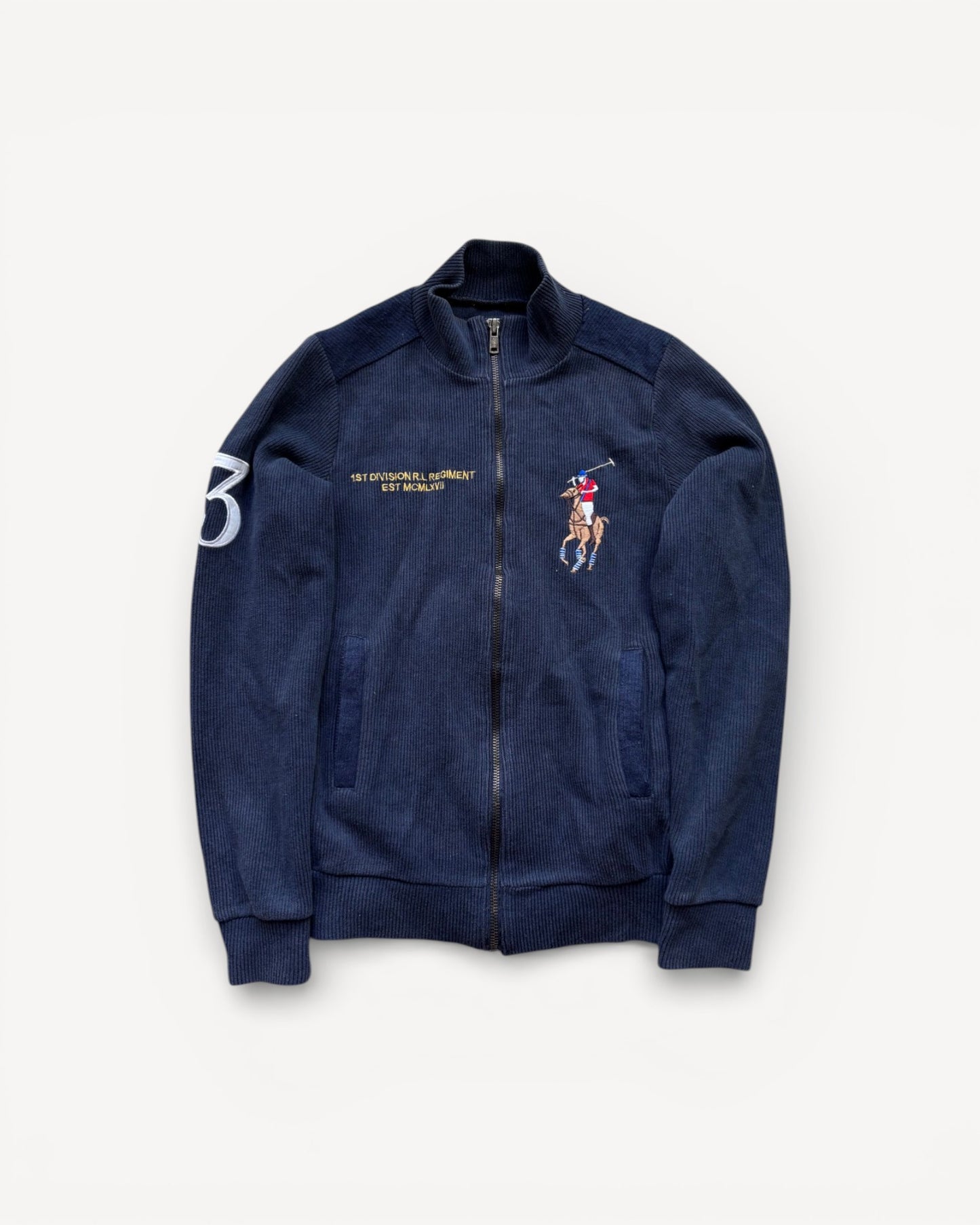 RALPH LAUREN ZIP UP KNIT (XS)