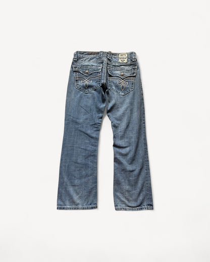 ROCK REVIVAL JEANS W32 L32 #RR26
