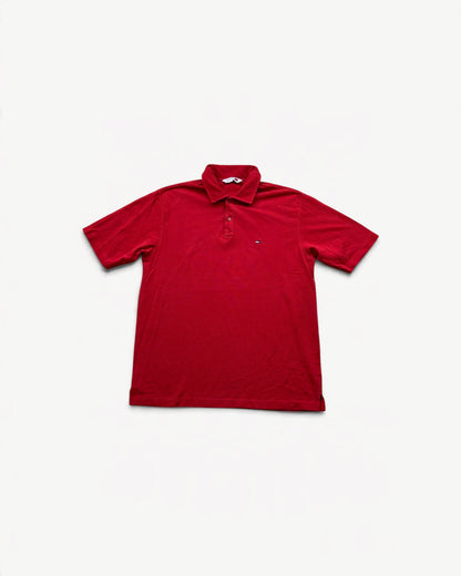 HILFIGER POLO SHIRT RED (L)
