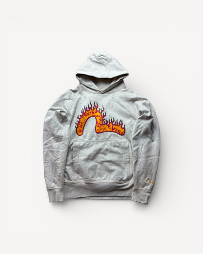 EVISU GREY HOODIE (L)