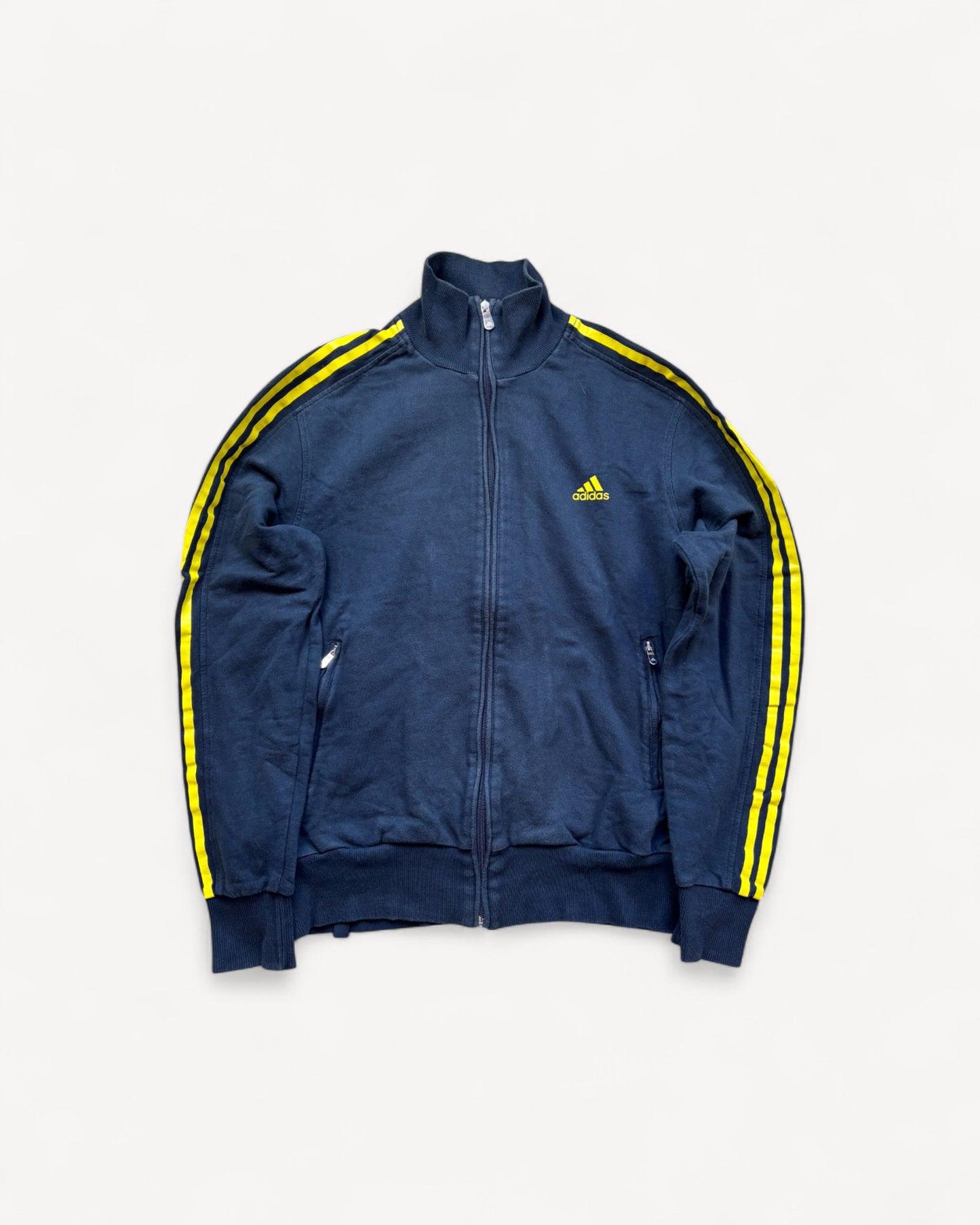 ADIDAS NAVY ZIP UP VEST (S)