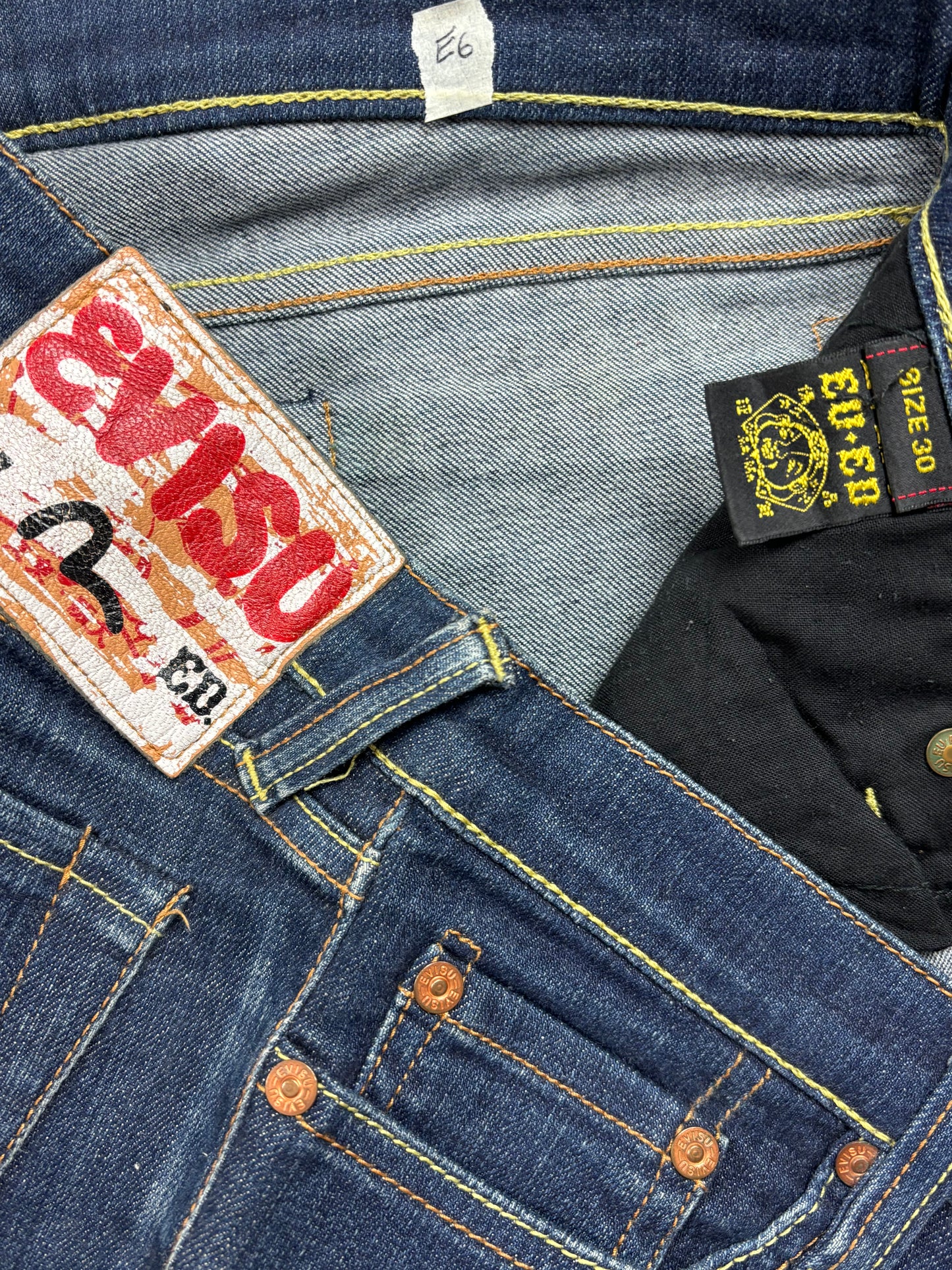 EVISU JEANS W30 L32 #E6