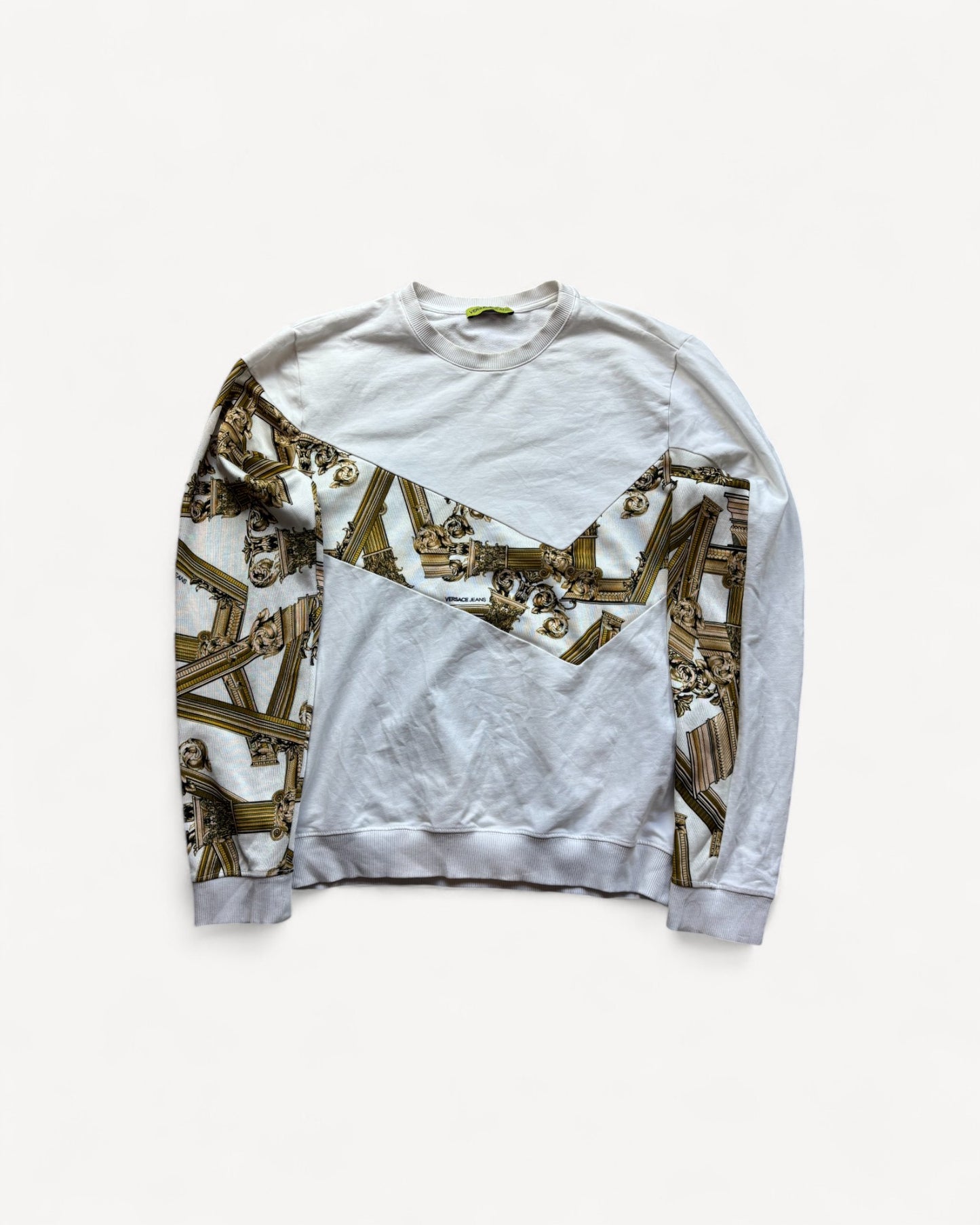 VERSACE WHITE SWEATER (M)