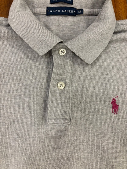 RALPH LAUREN POLO SHIRT GREY (XS)