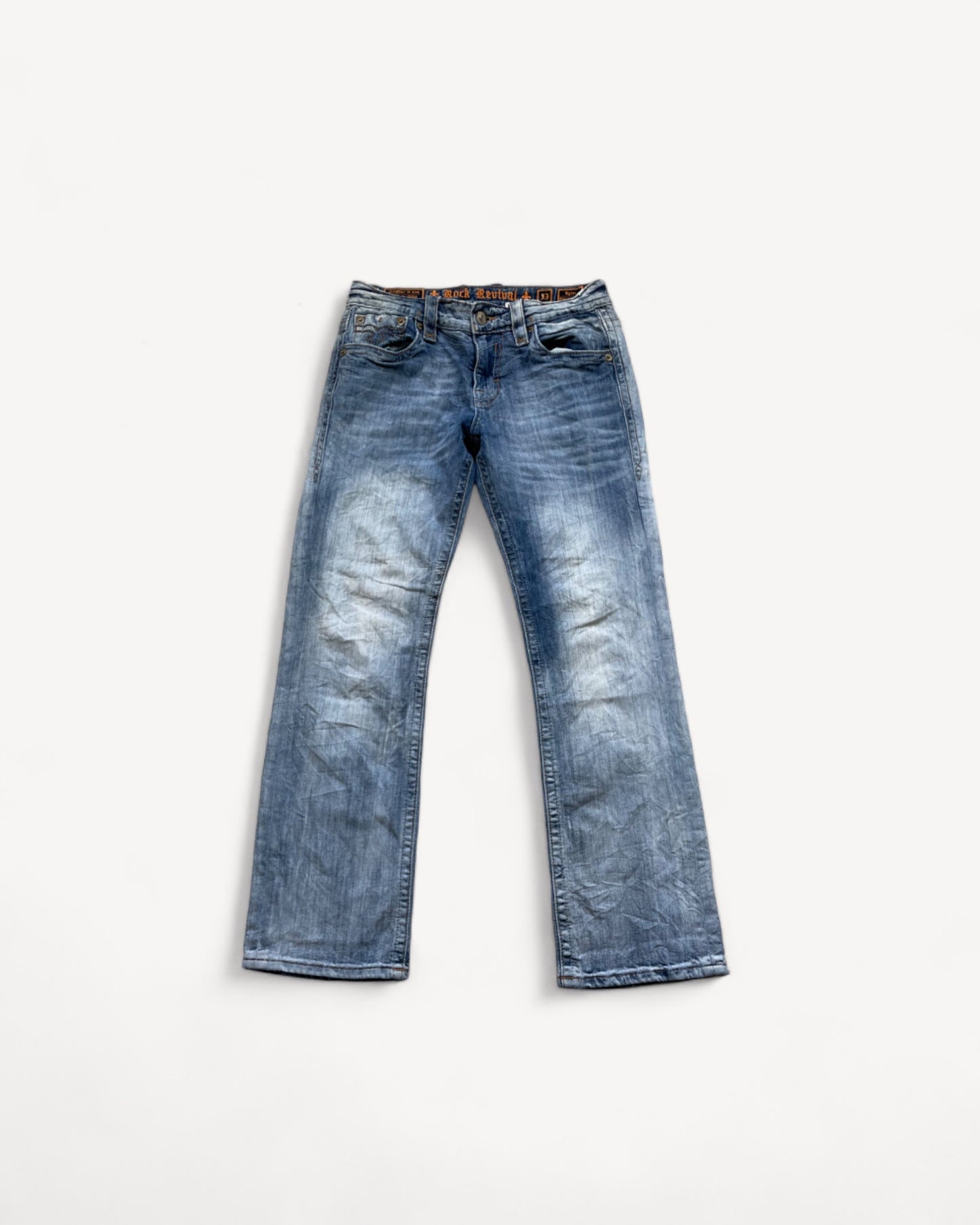 ROCK REVIVAL JEANS W33 L32 #RR10