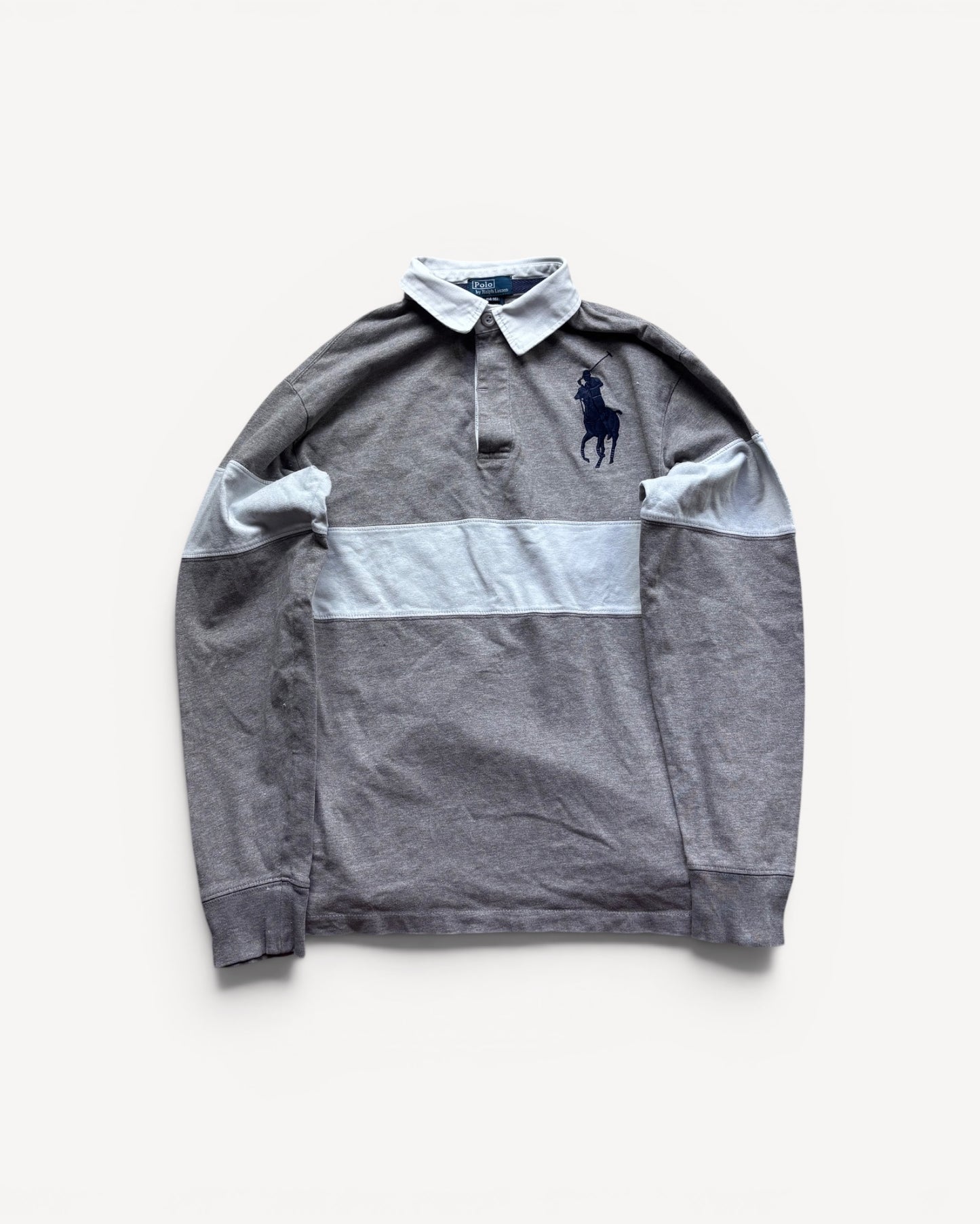 RALPH LAUREN LONGSL. POLO SHIRT NAVY (S)