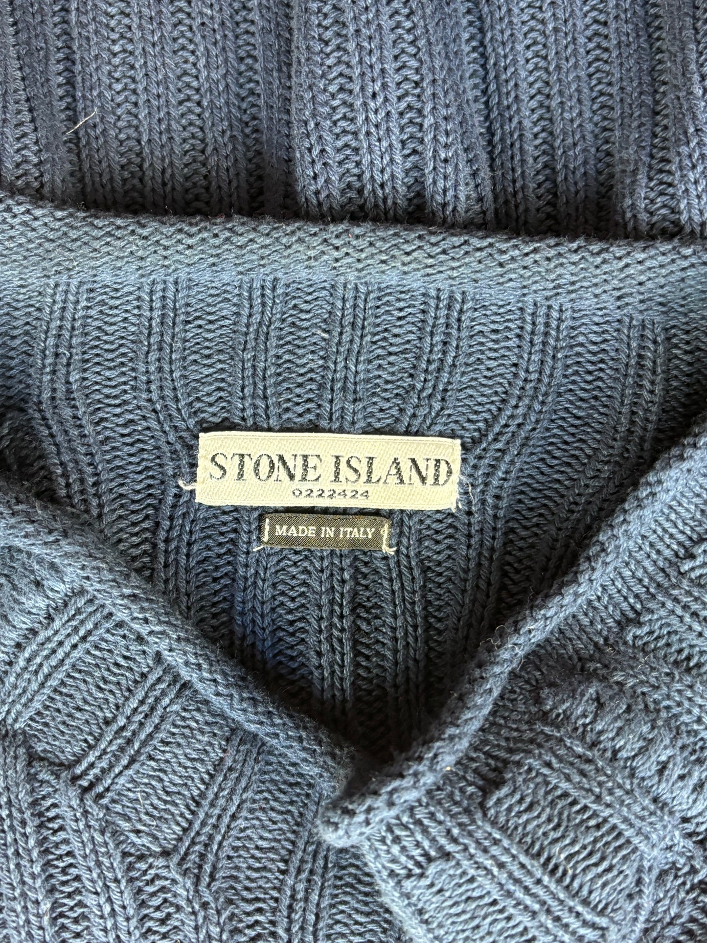 STONE ISLAND KNIT NAVY (L)