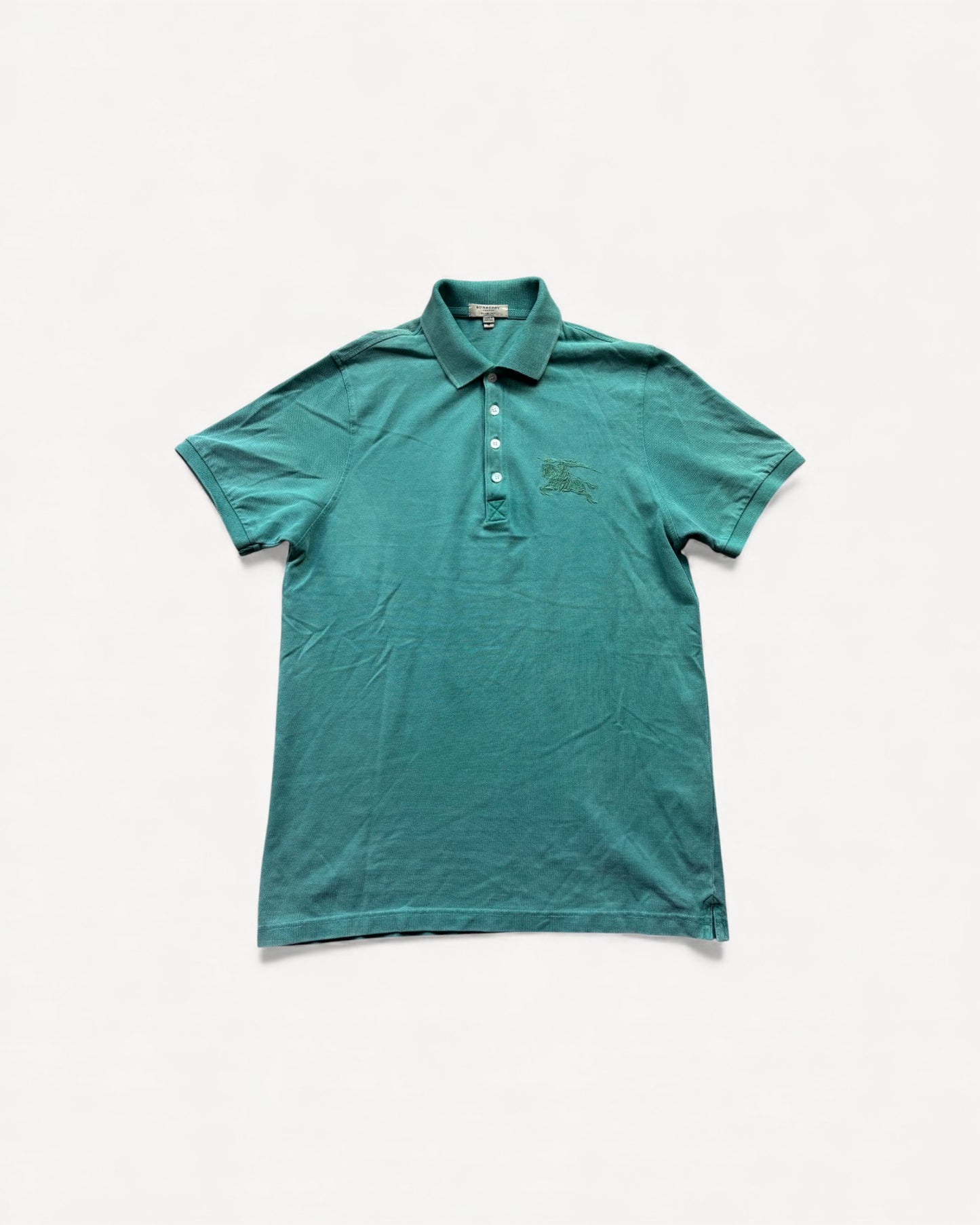 BURBERRY GREEN POLO SHIRT (M)