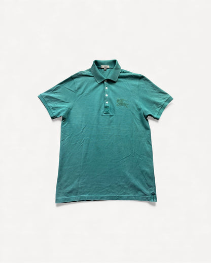 BURBERRY GREEN POLO SHIRT (M)