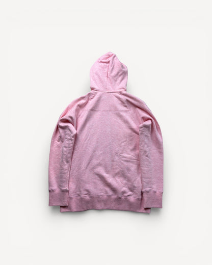 BURBERRY PINK ZIP UP HOODIE (M)
