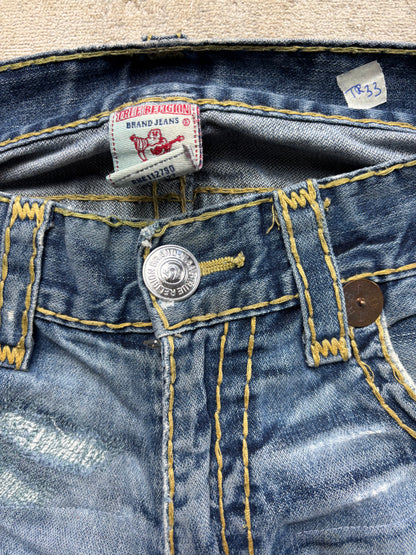TRUE RELIGION JEANS W33 L34 #TR33