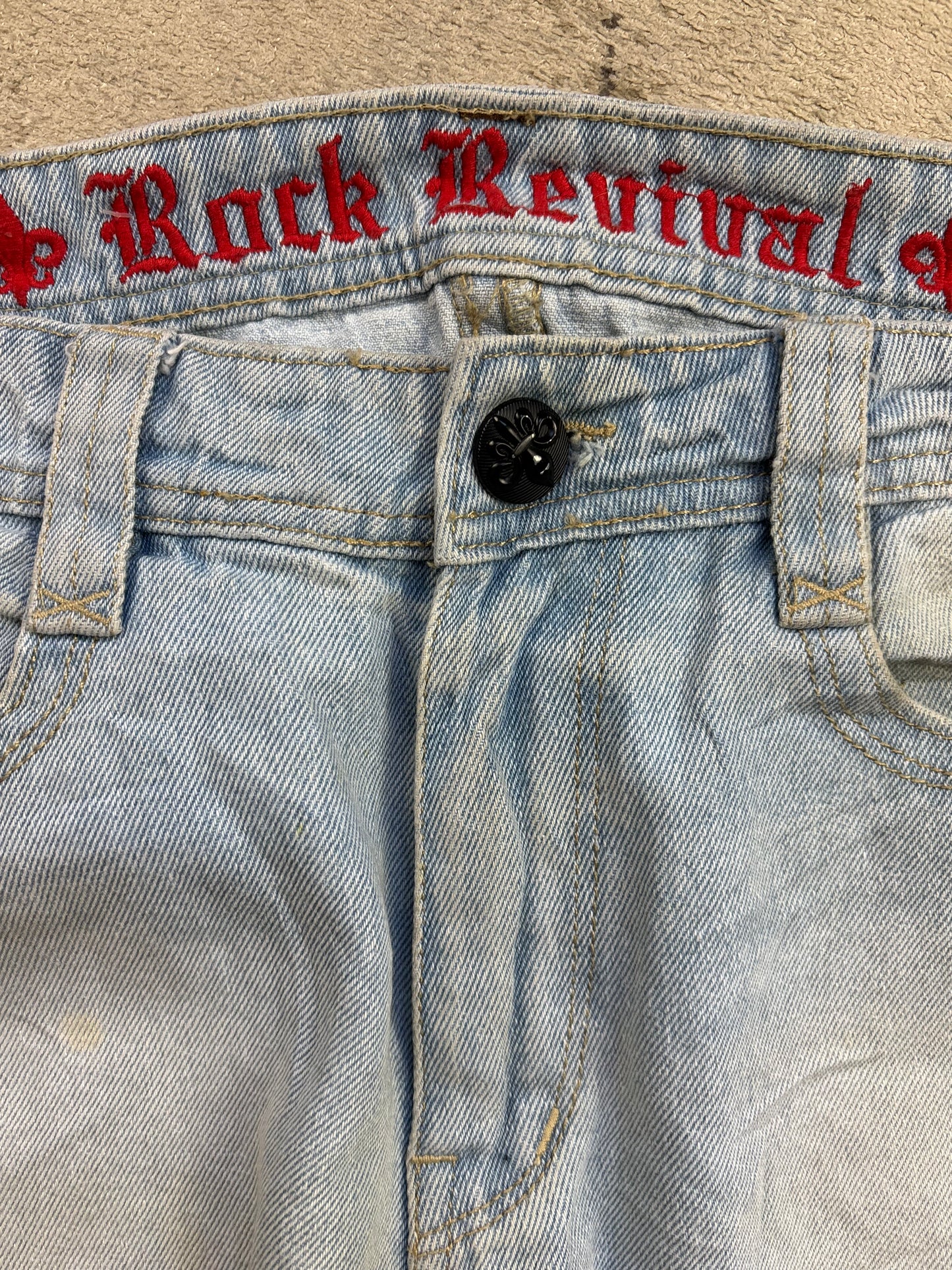 ROCK REVIVAL JEANS W34 L30 #RR38