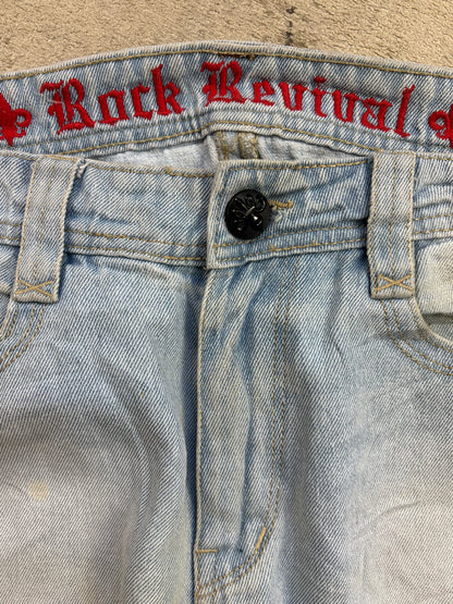 ROCK REVIVAL JEANS W34 L30 #RR38