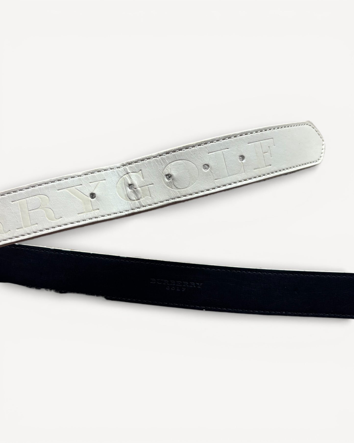 BURBERRY WHITE BELT