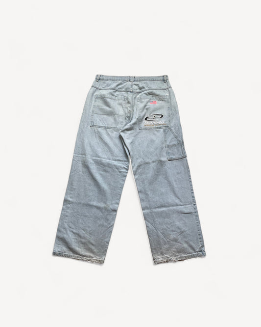 SOUTHPOLE BAGGY JEANS W38/40 L34 #H3