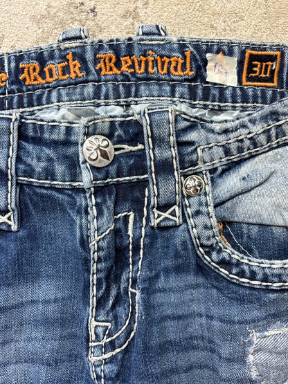 ROCK REVIVAL JEANS W30 L32 #RR7