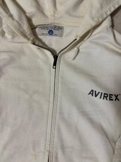 AVIREX ZIP UP HOODIE (M)
