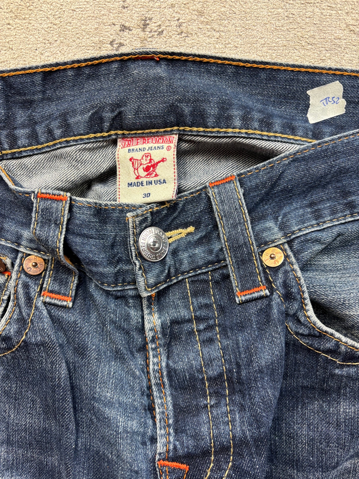 TRUE RELIGION JEANS W30 L32 #TR52