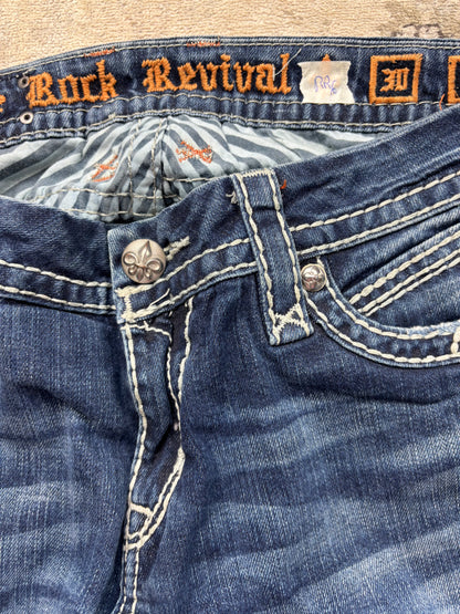 ROCK REVIVAL JEANS W30 L30 #RR6