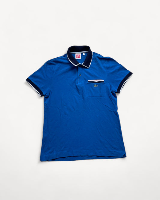 LACOSTE POLO SHIRT BLUE (S)