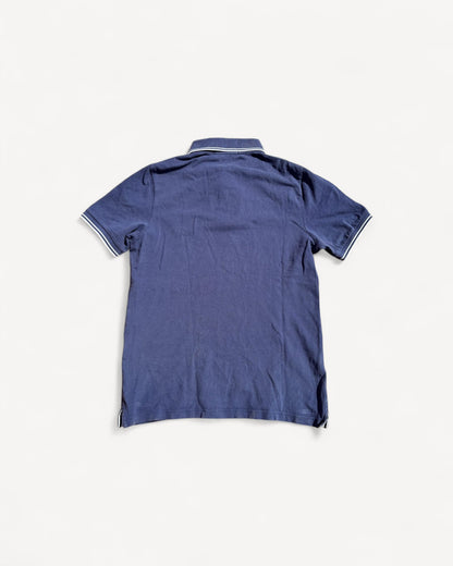 STONE ISLAND NAVY POLO SHIRT (S)