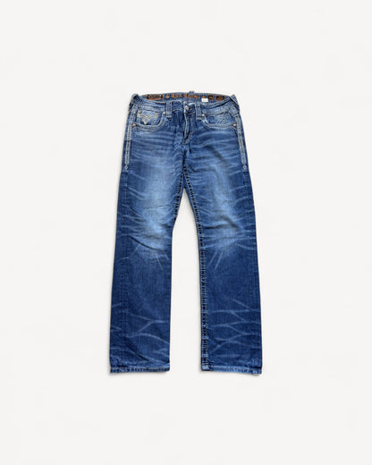 ROCK REVIVAL JEANS W34 L32 #RR12