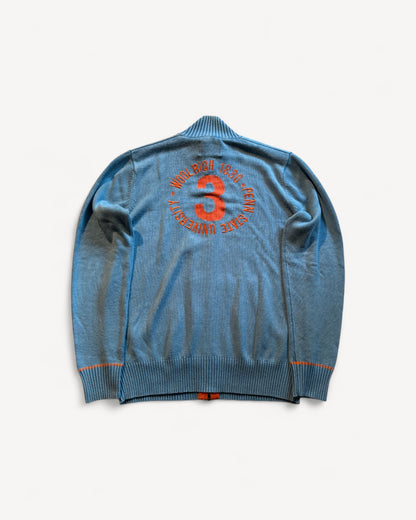 WOOLRICH ZIP UP KNIT (L)